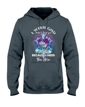 Load image into Gallery viewer, Rose Mandala Pattern I Need You Here Gift For Angel Dad Hoodie