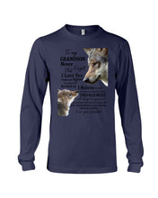 Load image into Gallery viewer, Wolf Grandma Gift For Grandson Believe In Yourself Unisex Long Sleeve