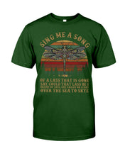 Load image into Gallery viewer, Sing Me A Song Dragonfly Retro Vintage Guys Tee