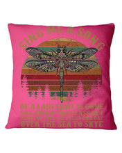 Load image into Gallery viewer, Sing Me A Song Dragonfly Retro Vintage Pillow Cover