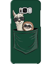 Load image into Gallery viewer, Cool Llama And Sloth In Pocket Meaningful Gift Phone case