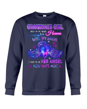 Load image into Gallery viewer, Gift For Angel Grandma Half Of My Heart Is In Heaven Sweatshirt