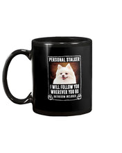 Load image into Gallery viewer, White Pomeranian Will Follow You St. Patrick's Day Printed Mug Mug