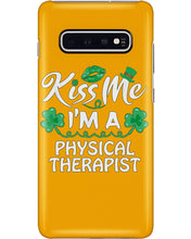 Load image into Gallery viewer, Physical Therapist Green Lip Shamrock St. Patrick's Day Color Changing Mug Phone case