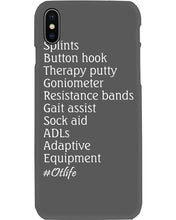 Load image into Gallery viewer, Splints Button Hook Therapy Putty Goniometer Resistance Bands Phone case