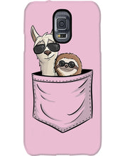 Load image into Gallery viewer, Cool Llama And Sloth In Pocket Meaningful Gift Phone case