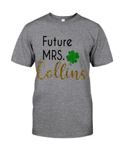 Load image into Gallery viewer, Shamrock Future Mrs Collins St Patrick's Day Guys Tee