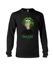 Load image into Gallery viewer, Keep Silent Sparkling Green Lips St Patrick's Day Gift Unisex Long Sleeve