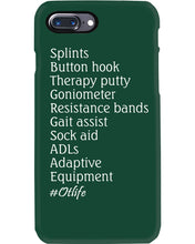 Load image into Gallery viewer, Splints Button Hook Therapy Putty Goniometer Resistance Bands Phone case