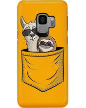 Load image into Gallery viewer, Cool Llama And Sloth In Pocket Meaningful Gift Phone case
