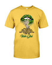 Load image into Gallery viewer, Keep Silent Sparkling Green Lips St Patrick's Day Gift Guys Tee