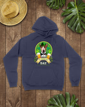 Load image into Gallery viewer, Bull Terrier With Beer Celebrate St Patrick's Day Gift For Dog Lovers Hoodie
