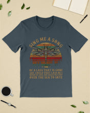 Load image into Gallery viewer, Sing Me A Song Dragonfly Retro Vintage Guys Tee