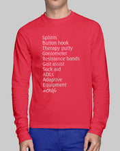 Load image into Gallery viewer, Splints Button Hook Therapy Putty Goniometer Resistance Bands Unisex Long Sleeve