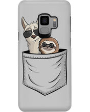 Load image into Gallery viewer, Cool Llama And Sloth In Pocket Meaningful Gift Phone case