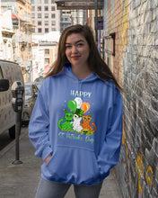 Load image into Gallery viewer, Lovely Cat And Balloons Happy St Patrick's Day Gift For Cat Lovers Hoodie