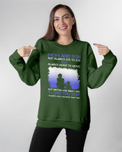 Load image into Gallery viewer, Mom And Son Always Heart To Heart Gift For Family Sweatshirt