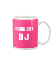 Load image into Gallery viewer, Fucking Great DJ Black And White Printed Mug Mug