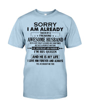 Load image into Gallery viewer, A Freaking Awesome Husband Is My Life Guys Tee