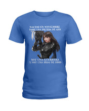 Load image into Gallery viewer, Nacido En Noviembre Tome Una Prueba De Ad Birthday Gift Ladies Tee