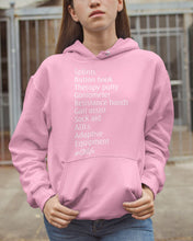 Load image into Gallery viewer, Splints Button Hook Therapy Putty Goniometer Resistance Bands Hoodie
