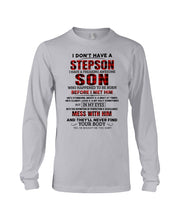 Load image into Gallery viewer, I Don't Have A Step Son Gift For Family Unisex Long Sleeve