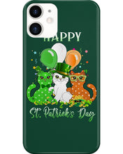 Load image into Gallery viewer, Lovely Cat And Balloons Happy St Patrick's Day Gift For Cat Lovers Phone case