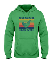 Load image into Gallery viewer, Best Cluckin' Dad Ever Retro Vintage Gift For Dad Hoodie
