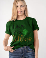 Load image into Gallery viewer, Shamrock Future Mrs Collins St Patrick's Day Guys Tee