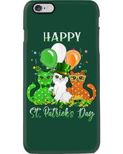 Load image into Gallery viewer, Lovely Cat And Balloons Happy St Patrick's Day Gift For Cat Lovers Phone case