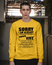Load image into Gallery viewer, She's My Whole World Gift For Husband Sweatshirt