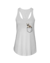 Load image into Gallery viewer, Cool Llama And Sloth In Pocket Meaningful Gift Ladies Flowy Tank