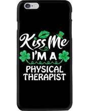 Load image into Gallery viewer, Physical Therapist Green Lip Shamrock St. Patrick's Day Color Changing Mug Phone case