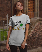 Load image into Gallery viewer, Shamrock Future Mrs Collins St Patrick's Day Guys Tee