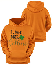 Load image into Gallery viewer, Shamrock Future Mrs Collins St Patrick's Day Hoodie