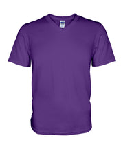 Load image into Gallery viewer, Lucky Son Who Raised By A Freaking Awesome June Mom Guys V-Neck