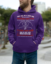 Load image into Gallery viewer, They Call Me A Lucky Man Gift For Husband Hoodie