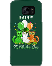 Load image into Gallery viewer, Lovely Cat And Balloons Happy St Patrick's Day Gift For Cat Lovers Phone case