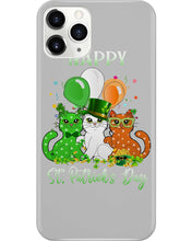 Load image into Gallery viewer, Lovely Cat And Balloons Happy St Patrick's Day Gift For Cat Lovers Phone case