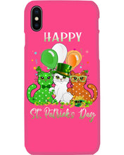 Load image into Gallery viewer, Lovely Cat And Balloons Happy St Patrick's Day Gift For Cat Lovers Phone case