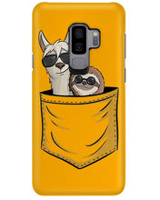 Load image into Gallery viewer, Cool Llama And Sloth In Pocket Meaningful Gift Phone case