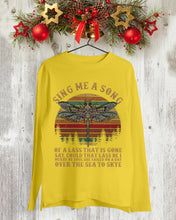Load image into Gallery viewer, Sing Me A Song Dragonfly Retro Vintage Unisex Long Sleeve