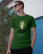 Load image into Gallery viewer, Keep Silent Sparkling Green Lips St Patrick's Day Gift Guys Tee