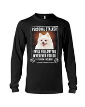 Load image into Gallery viewer, White Pomeranian Will Follow You St. Patrick's Day Printed Mug Unisex Long Sleeve
