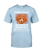Load image into Gallery viewer, Red Toy Poodle Will Follow You St. Patrick's Day Printed Mug Guys Tee