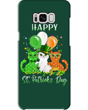 Load image into Gallery viewer, Lovely Cat And Balloons Happy St Patrick's Day Gift For Cat Lovers Phone case