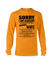 Load image into Gallery viewer, She's My Whole World Gift For Husband Unisex Long Sleeve