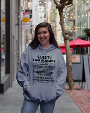Load image into Gallery viewer, A Freaking Awesome Husband Is My Life Hoodie