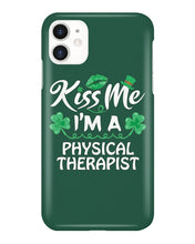 Load image into Gallery viewer, Physical Therapist Green Lip Shamrock St. Patrick's Day Color Changing Mug Phone case