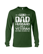 Load image into Gallery viewer, I'm A Dad Husband And A Veteran Gift For Family Unisex Long Sleeve